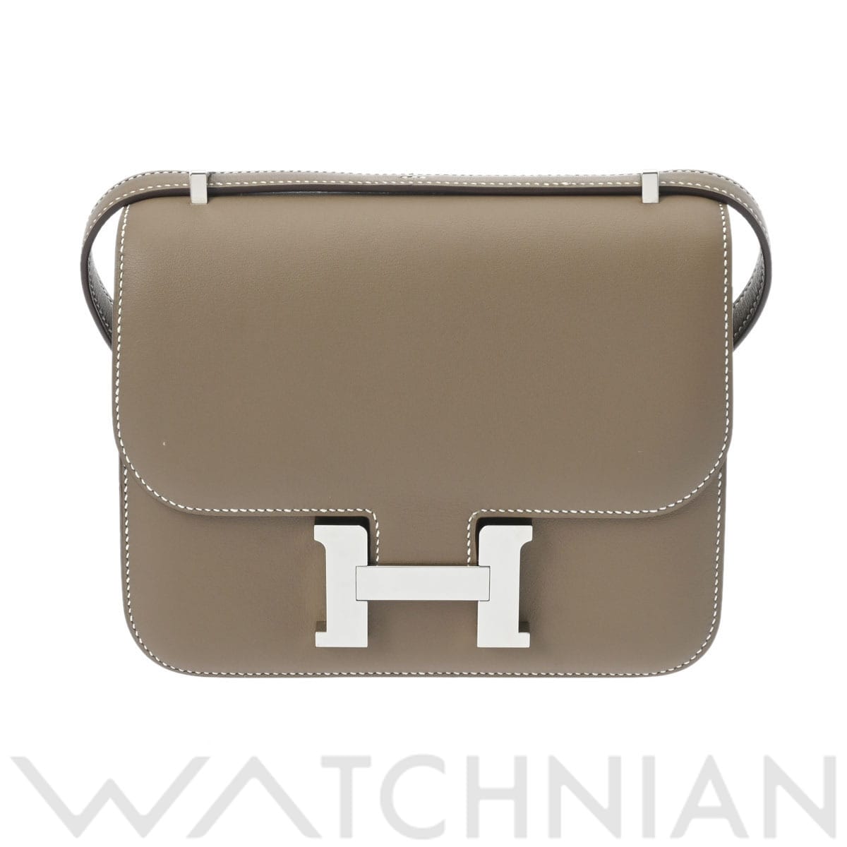エルメス コンスタンス ミニ18  エトゥープ/パラジウム金具 ヴォースイフト レディース バッグ 【中古】【bag】
