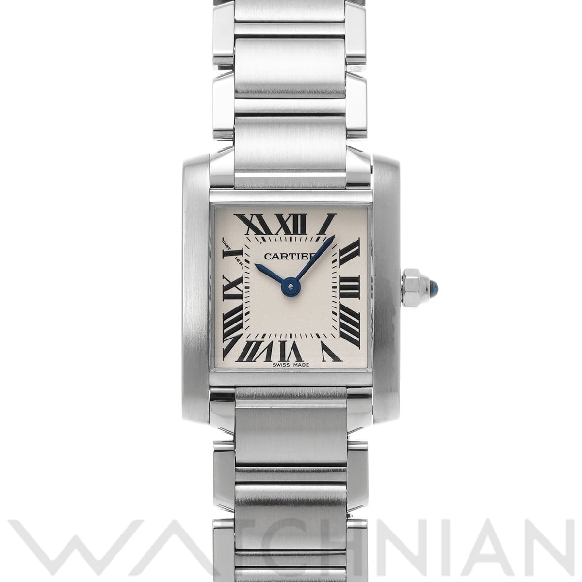 カルティエ タンクフランセーズ SM　 W51008Q3 シルバー レディース 時計 【中古】【wristwatch】