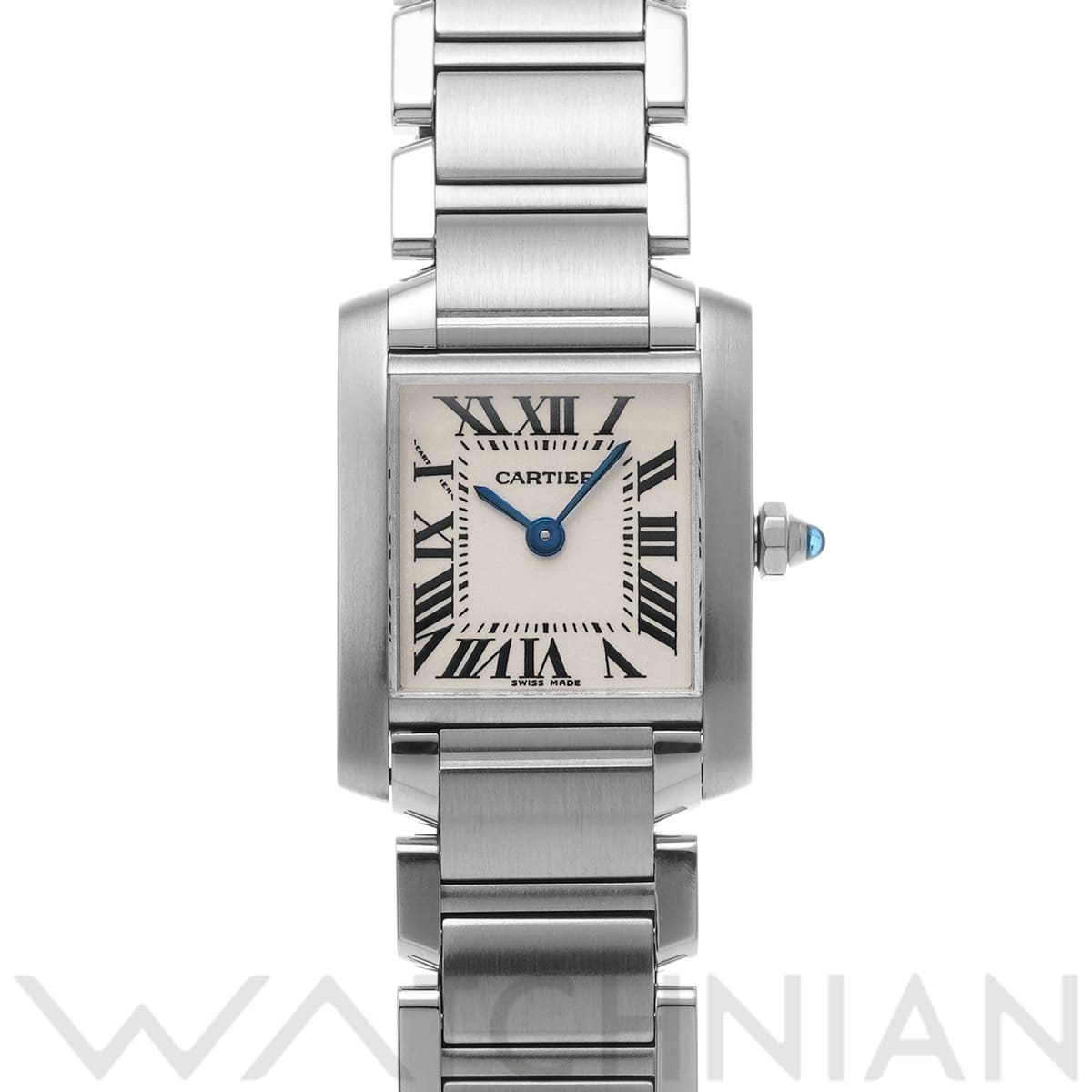 カルティエ タンクフランセーズ SM　 W51008Q3 シルバー レディース 時計 【中古】【wristwatch】