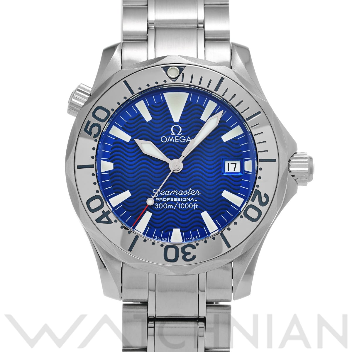 オメガ シーマスター プロフェッショナル 300 2263.80 ブルー メンズ 時計 【中古】【wristwatch】