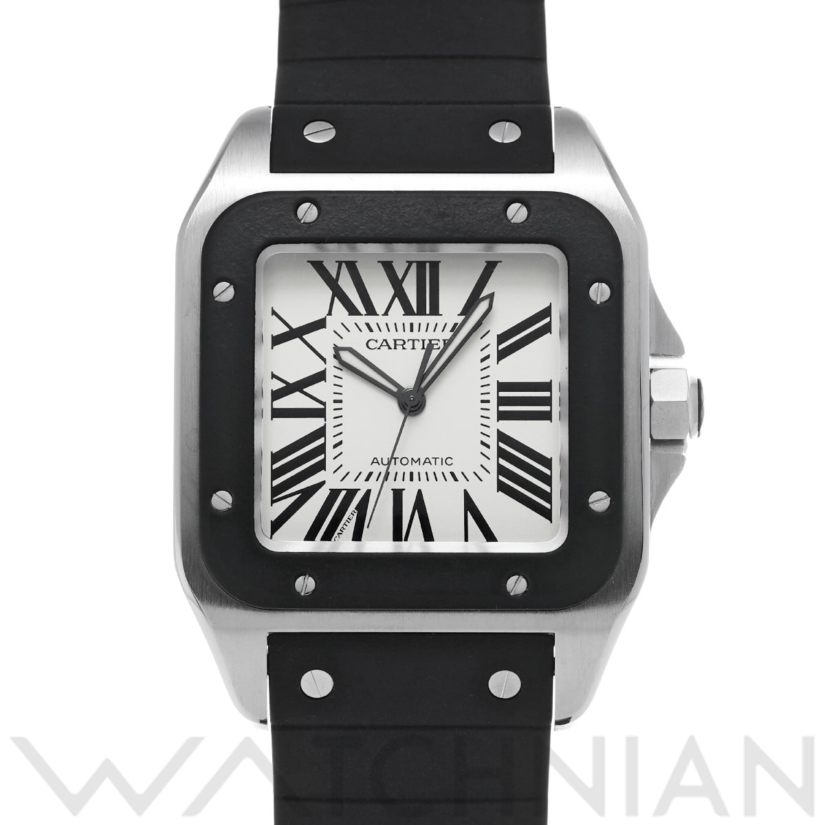 カルティエ サントス100 LM W20121U2 シルバー メンズ 時計 【中古】【wristwatch】