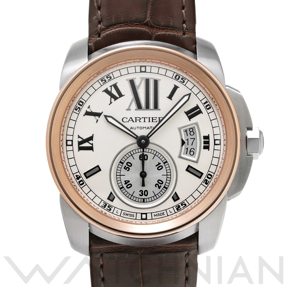 カルティエ カリブル ドゥ カルティエ W7100039 シルバー メンズ 時計 【中古】【wristwatch】