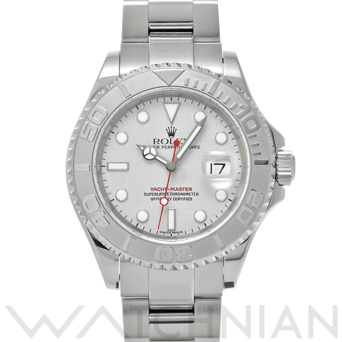 ロレックス ヨットマスター ロレジウム 16622 グレー メンズ 時計 【中古】【wristwatch】