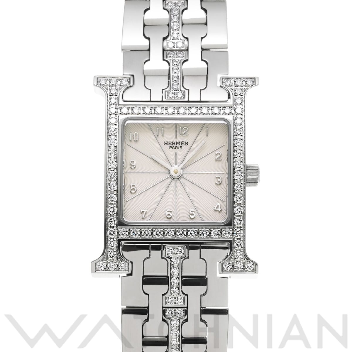 エルメス Hウォッチ HH1.230 シルバー レディース 時計 【中古】【wristwatch】