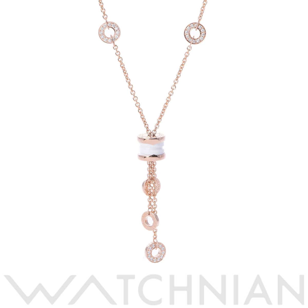 ブルガリ B.ZERO1エレメントネックレス　 ゴールド K18ピンクゴールド PG レディース ジュエリー 【中古】【jewelry】