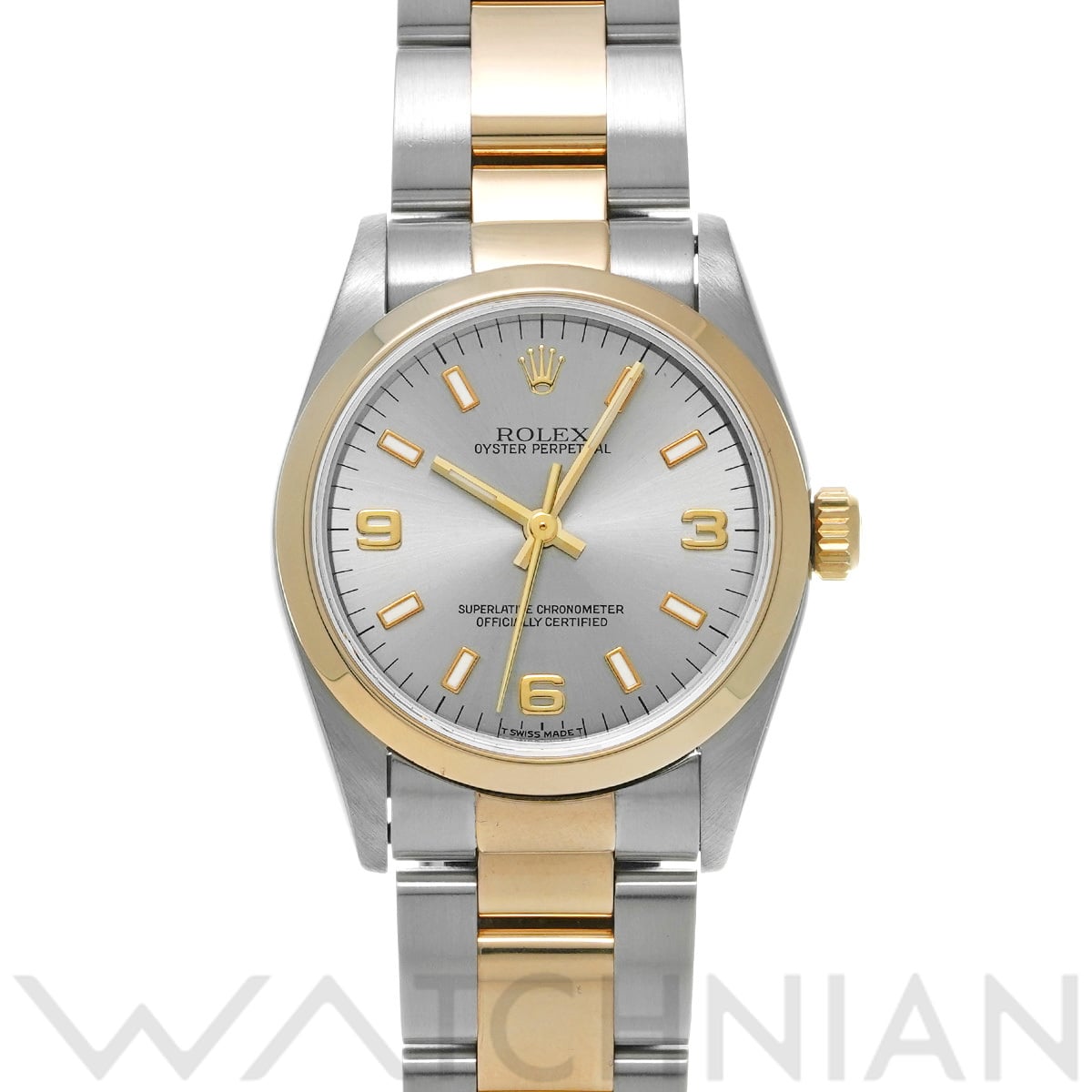 ロレックス オイスターパーペチュアル ボーイズ 67483 グレー ユニセックス 時計 【中古】【wristwatch】