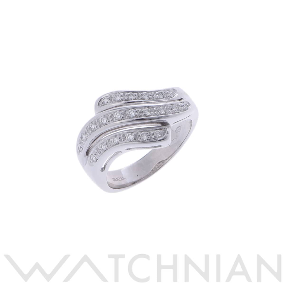 ダミアーニ ダイヤ リング シルバー K18ホワイトゴールド WG レディース ジュエリー 【中古】【jewelry】