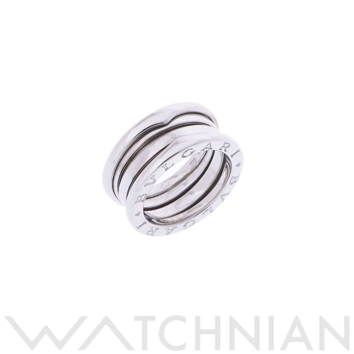 ブルガリ B.ZERO1 リング #48 シルバー K18ホワイトゴールド WG レディース ジュエリー 【中古】【jewelry】