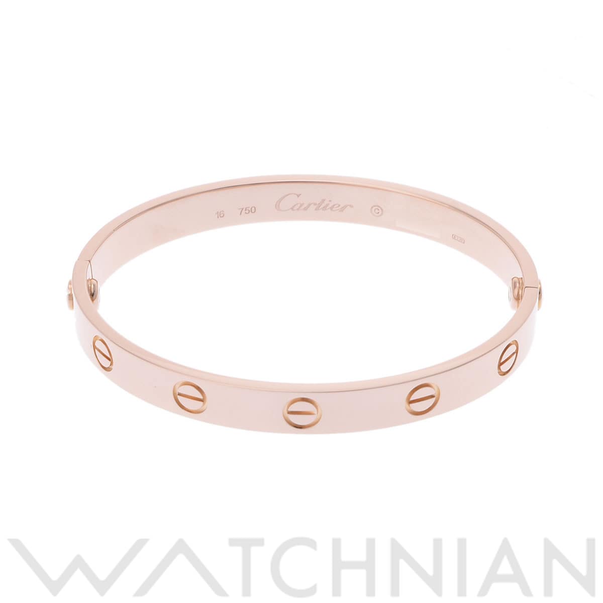 カルティエ ラブブレスレット #16 旧型 ゴールド K18ピンクゴールド PG レディース ジュエリー 【中古】【jewelry】