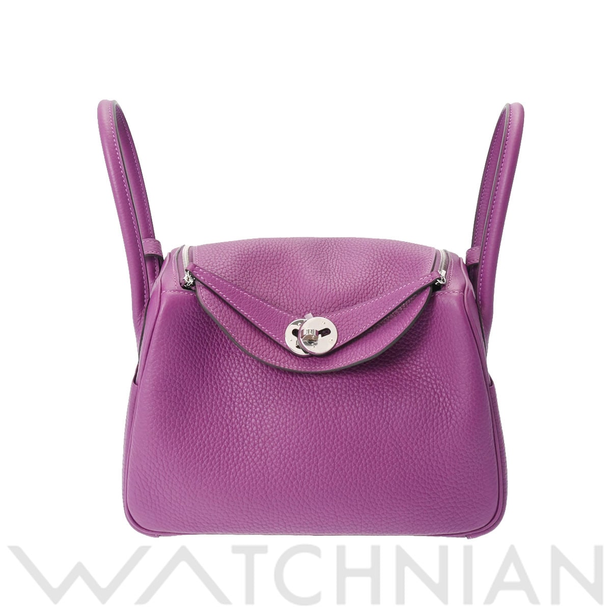 エルメス リンディ 26 アネモネ/パラジウム金具 トリヨンクレマンス レディース バッグ 【未使用】【bag】