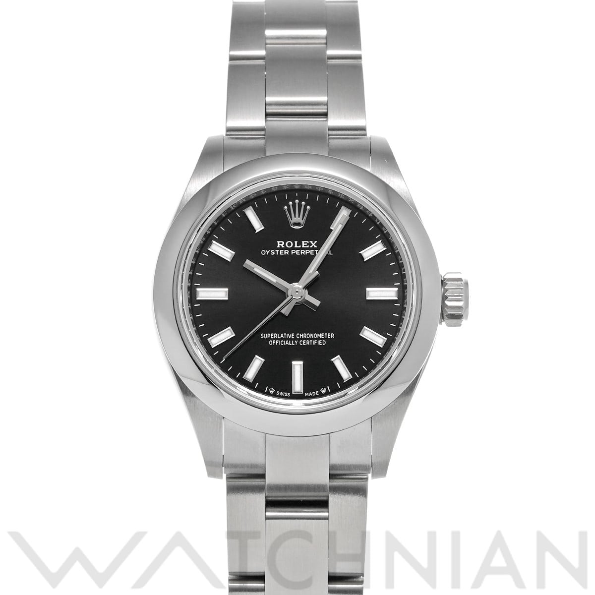 ロレックス オイスターパーペチュアル 28 276200 ブライトブラック レディース 時計 【中古】【wristwatch】