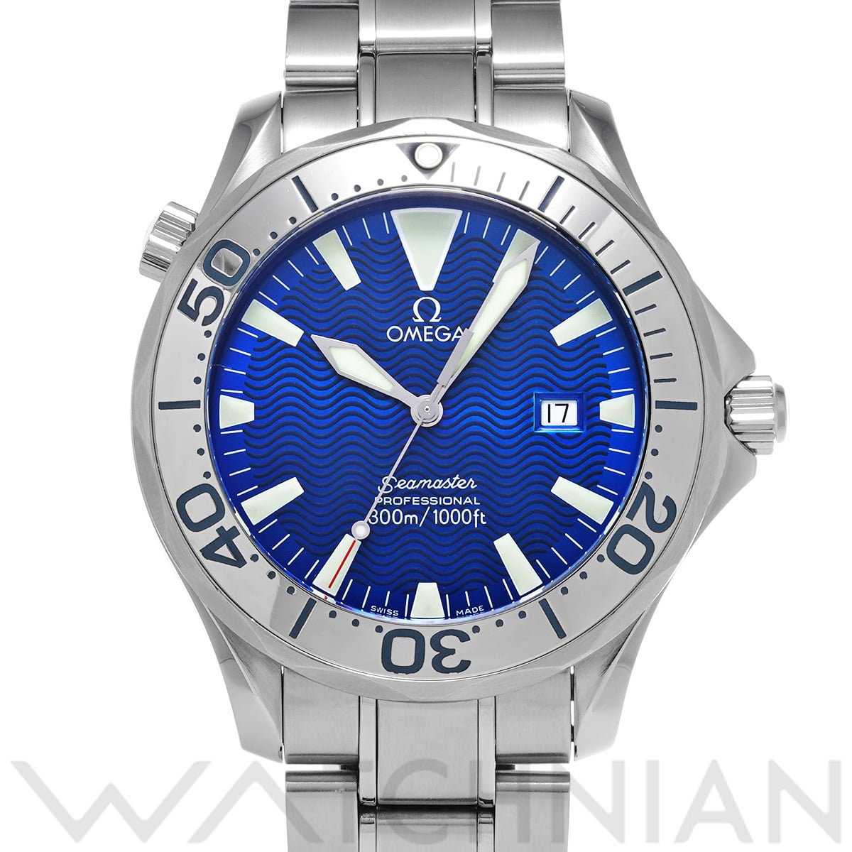 オメガ シーマスター プロフェッショナル 300 2265.80 ブルー メンズ 時計 【中古】【wristwatch】