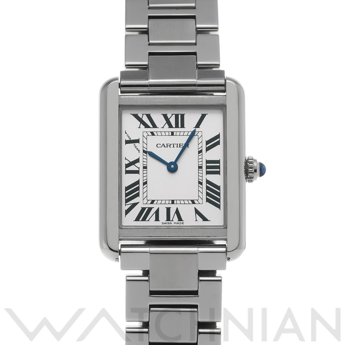 カルティエ タンク ソロ SM W5200013 シルバー レディース 時計 【中古】【wristwatch】