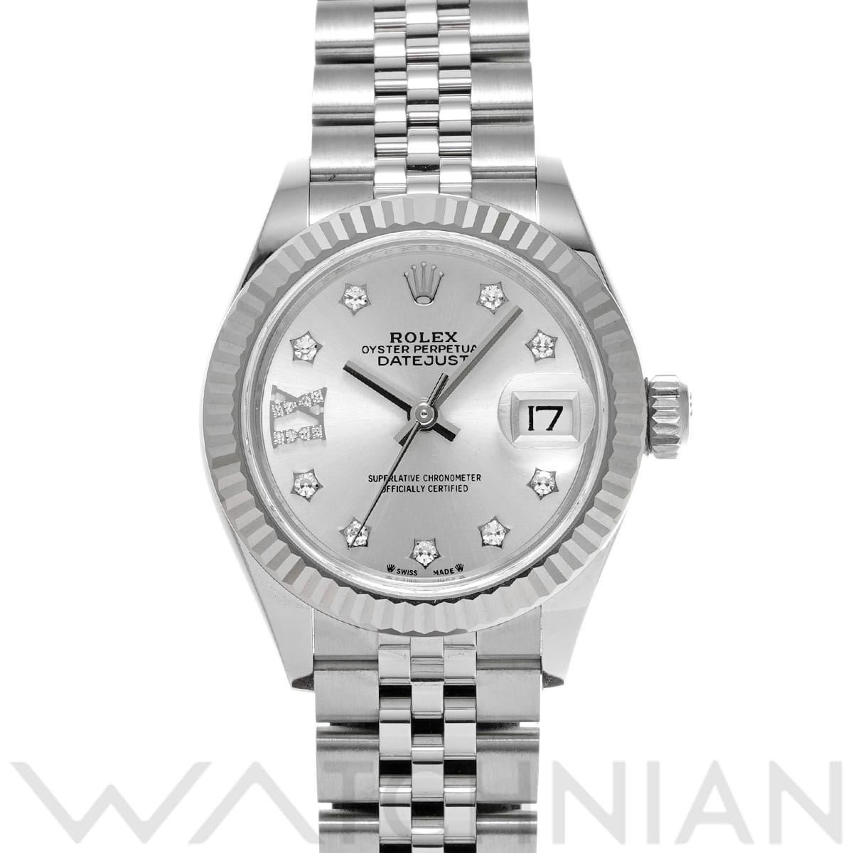 ロレックス レディ デイトジャスト 28  279174G シルバー/ダイヤモンド レディース 時計 【中古】【wristwatch】