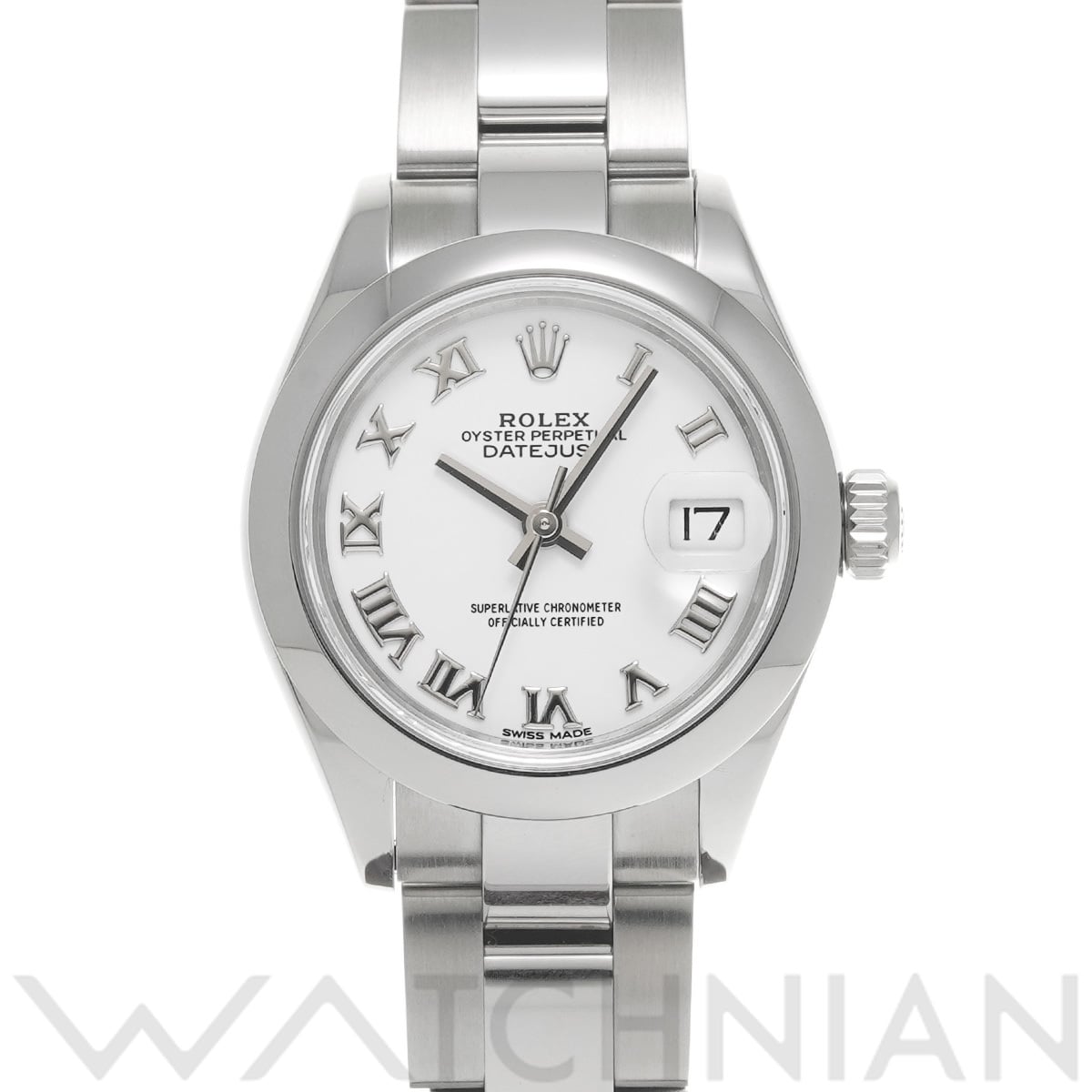 ロレックス レディ デイトジャスト 28 279160 ホワイト レディース 時計 【中古】【wristwatch】