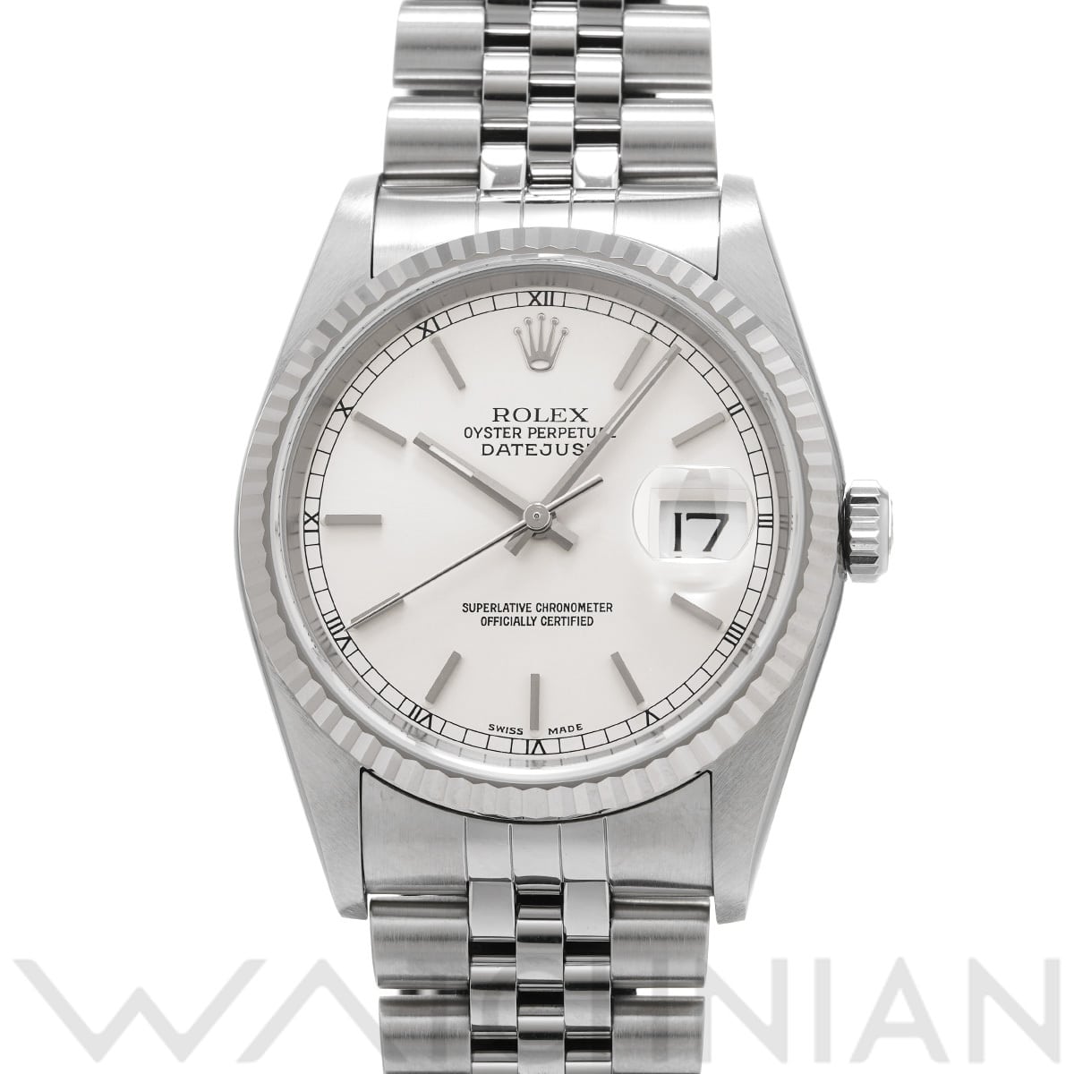 ロレックス デイトジャスト 16234 シルバー メンズ 時計 【中古】【wristwatch】