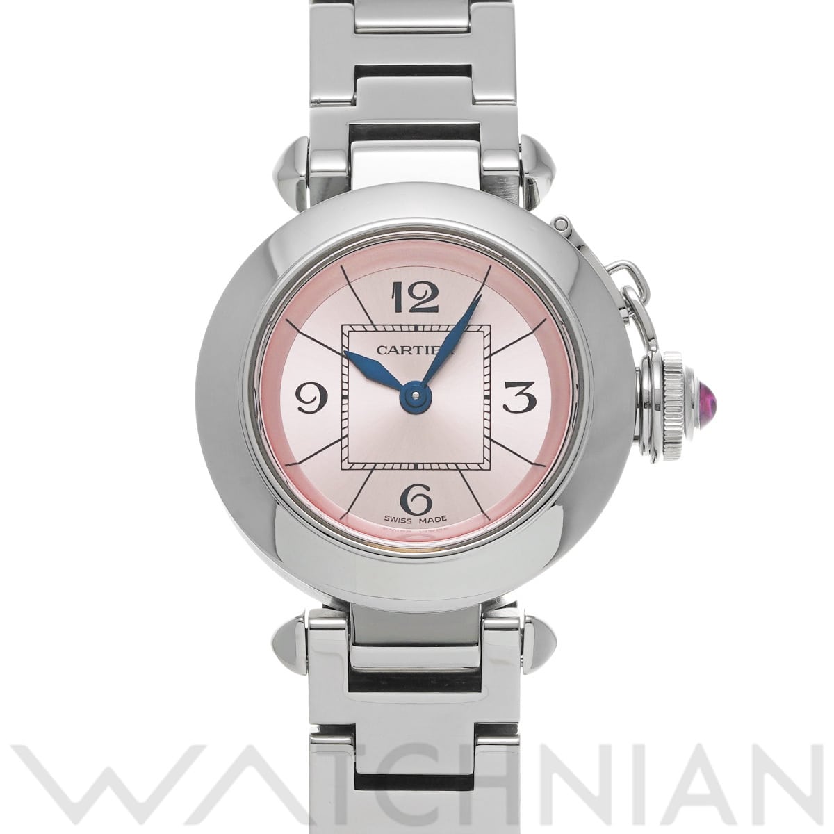カルティエ ミスパシャ W3140008 ピンク レディース 時計 【中古】【wristwatch】