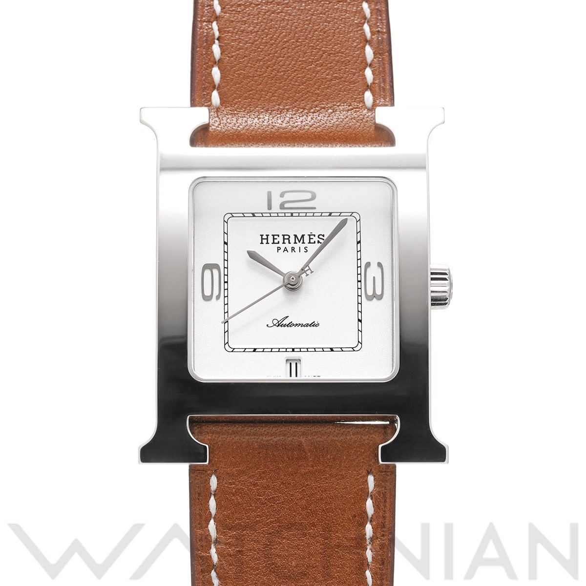 エルメス Hウォッチ HH3.510 ホワイト メンズ 時計 【中古】【wristwatch】