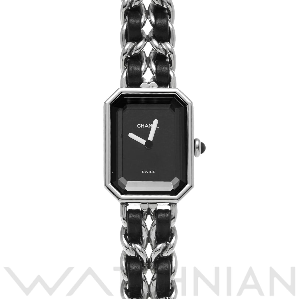 シャネル プルミエール M H0451 ブラック レディース 時計 【中古】【wristwatch】