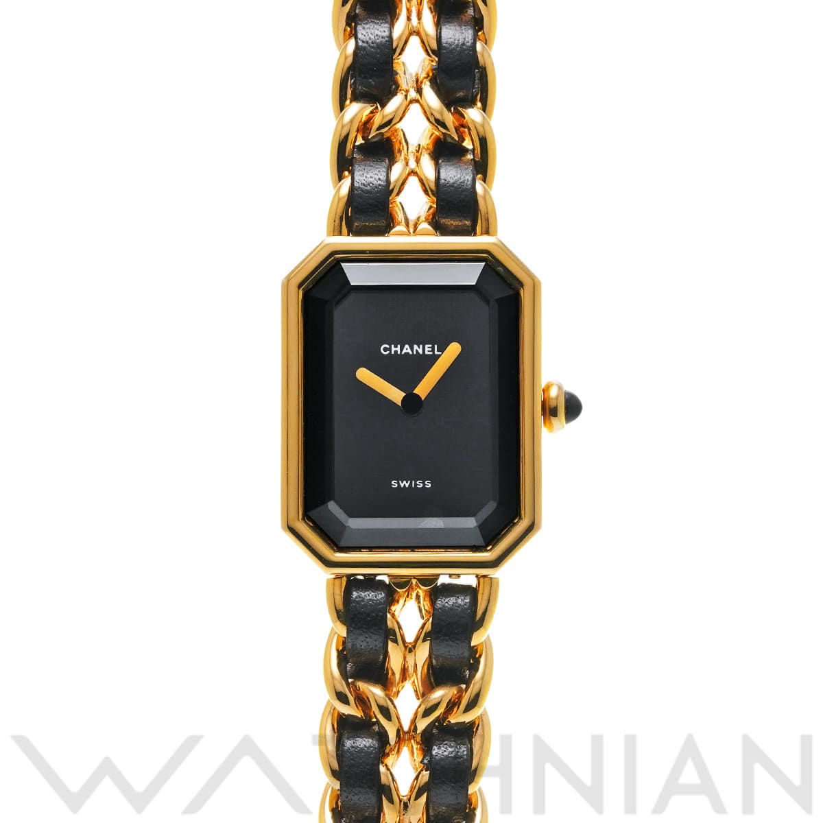 シャネル プルミエール S H0001 ブラック レディース 時計 【中古】【wristwatch】