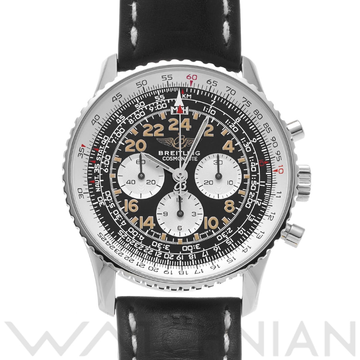 ブライトリング ナビタイマー コスモノート A122B13LBA ブラック/シルバー メンズ 時計 【中古】【wristwatch】