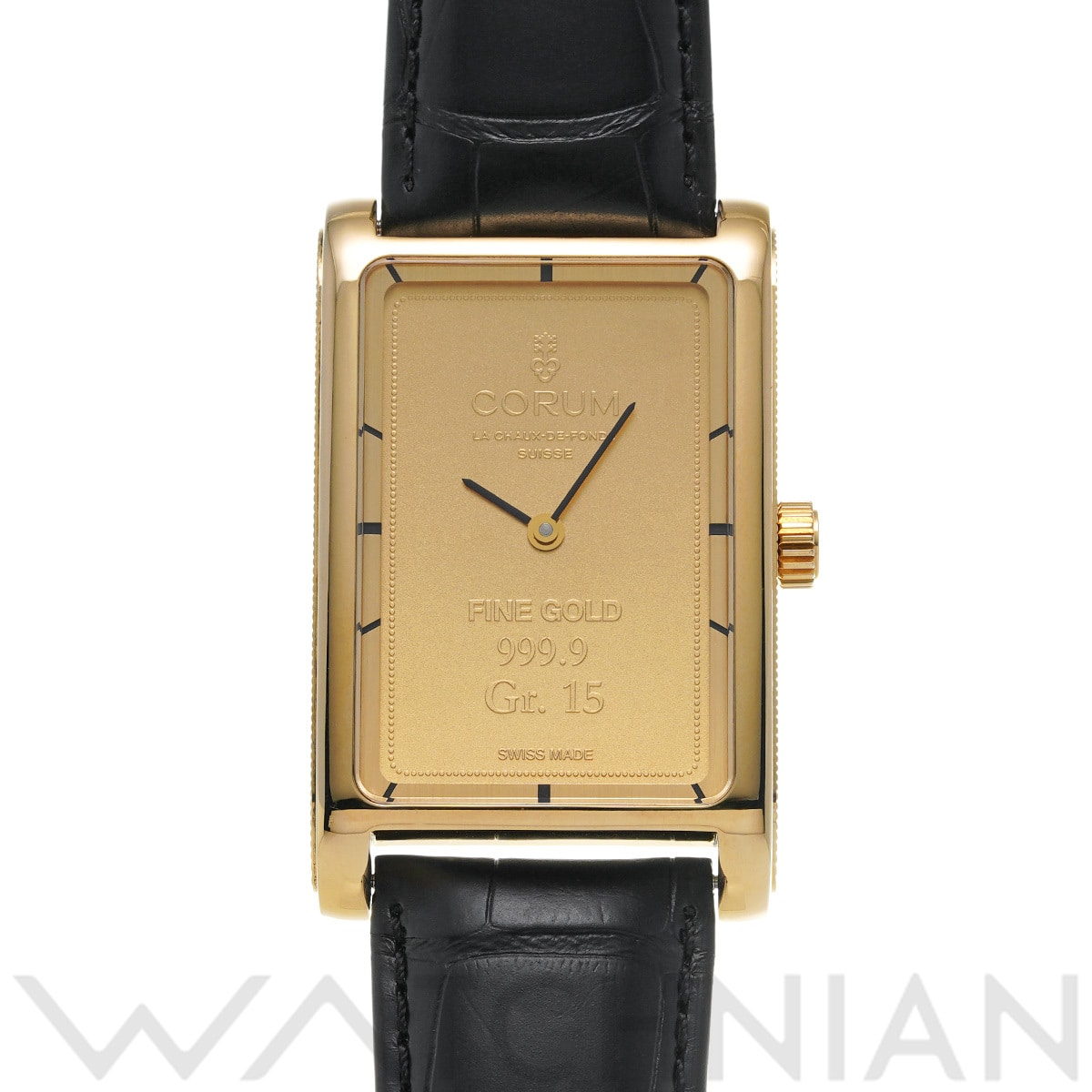 コルム インゴットウォッチ 07.007 イエローゴールド メンズ 時計 【中古】【wristwatch】