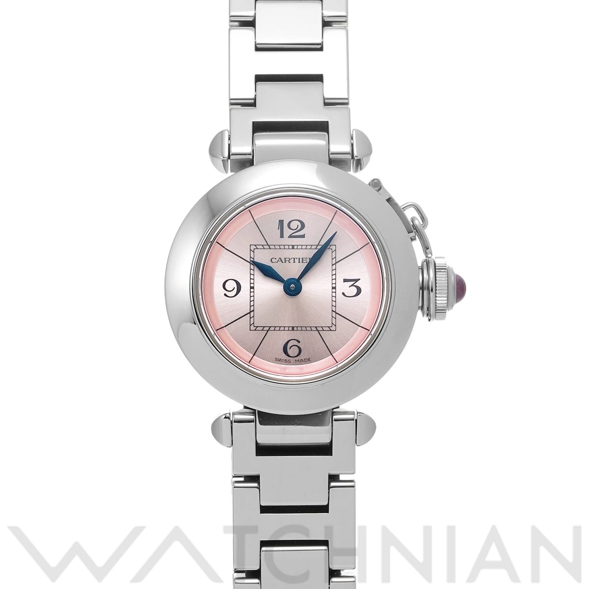 カルティエ ミスパシャ W3140008 ピンク レディース 時計 【中古】【wristwatch】
