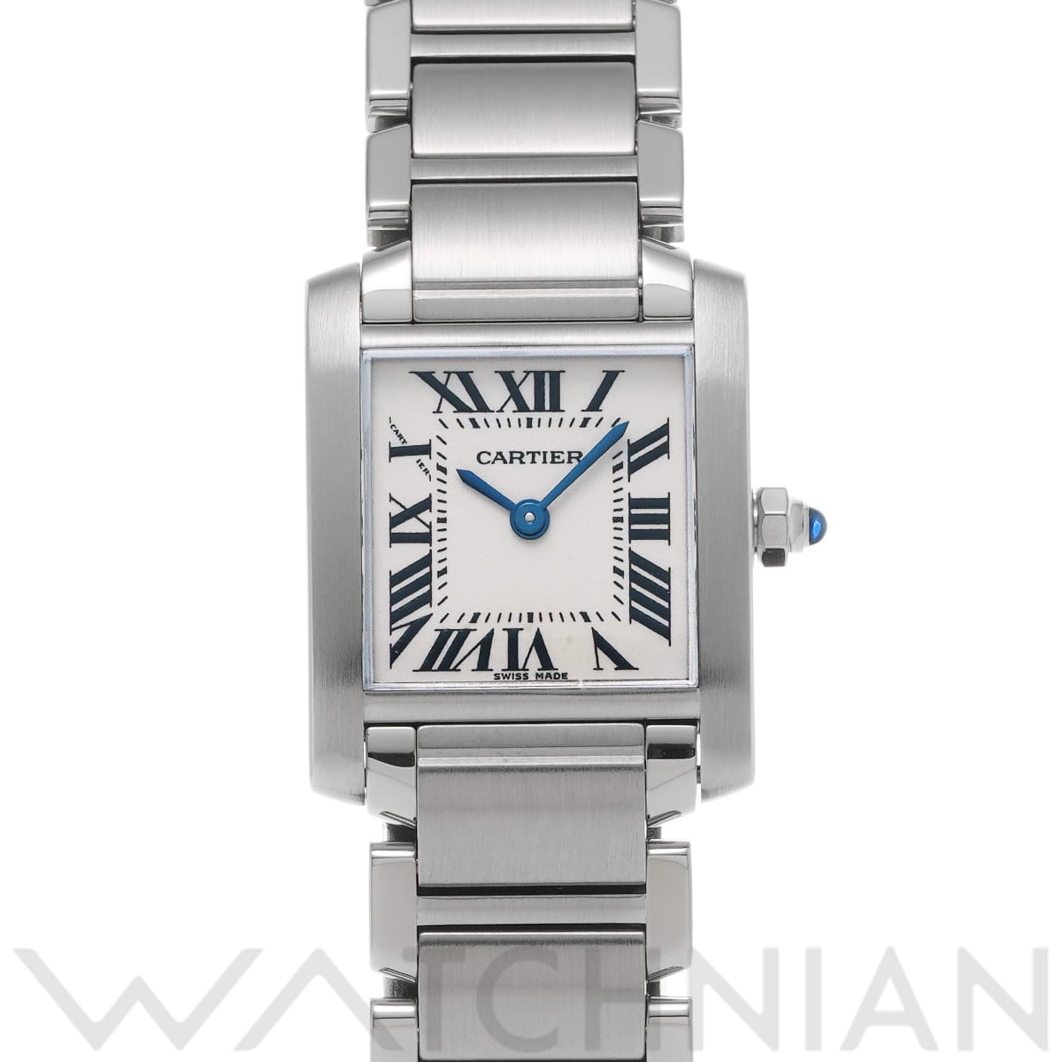 カルティエ タンクフランセーズ SM　 W51008Q3 シルバー レディース 時計 【中古】【wristwatch】