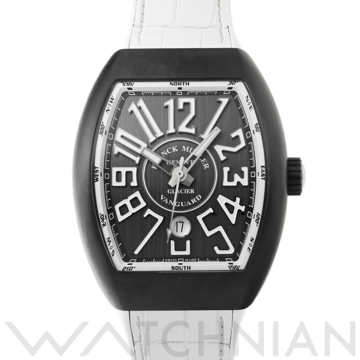 フランクミュラー ヴァンガード V45SCDTGLACIER ACBRBC ブラック メンズ 時計 【中古】【wristwatch】