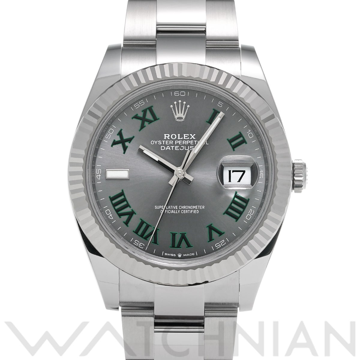 ロレックス デイトジャスト 41 126334 スレート メンズ 時計 【中古】【wristwatch】