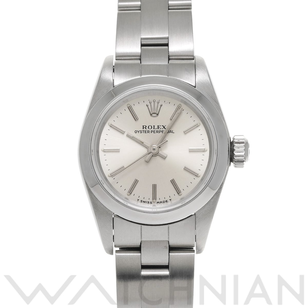 ロレックス オイスターパーペチュアル 67180 シルバー レディース 時計 【中古】【wristwatch】