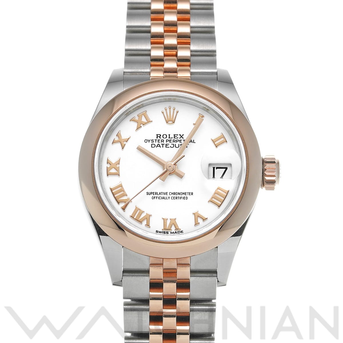 ロレックス レディ デイトジャスト 28 279161 ホワイト レディース 時計 【中古】【wristwatch】