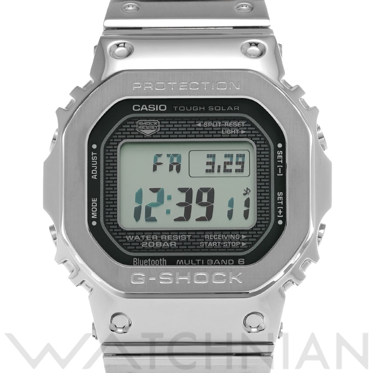 カシオ G-SHOCK GMW-B5000シリーズ GMW-B5000D-1JF ブラック メンズ 時計 【中古】【wristwatch】