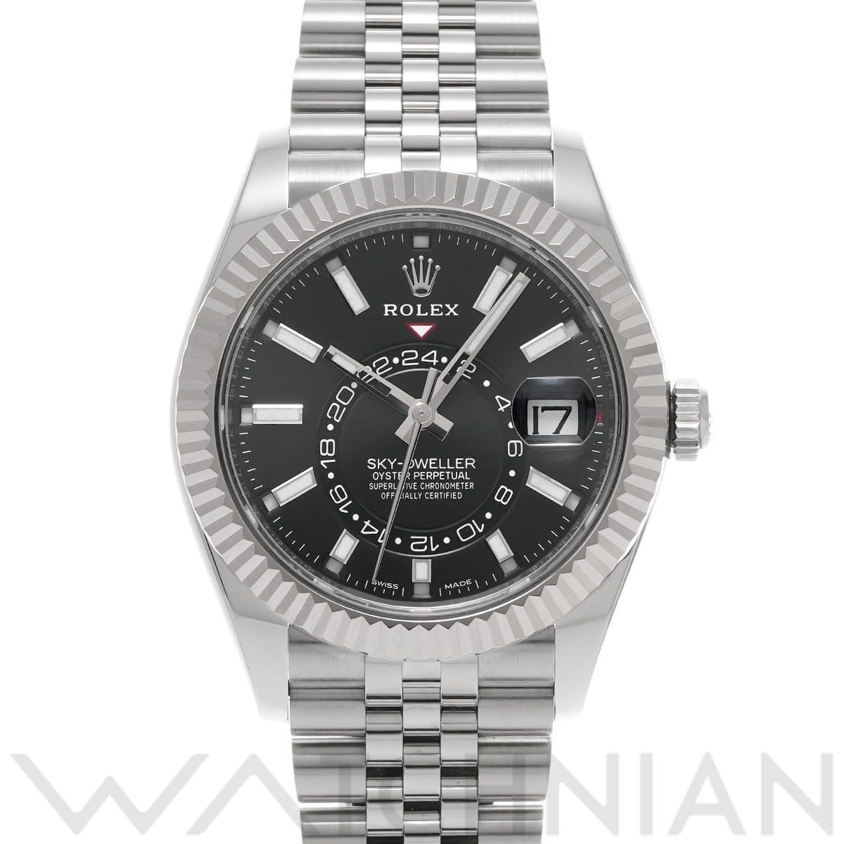 ロレックス スカイドゥエラー 326934 ブラック メンズ 時計 【中古】【wristwatch】