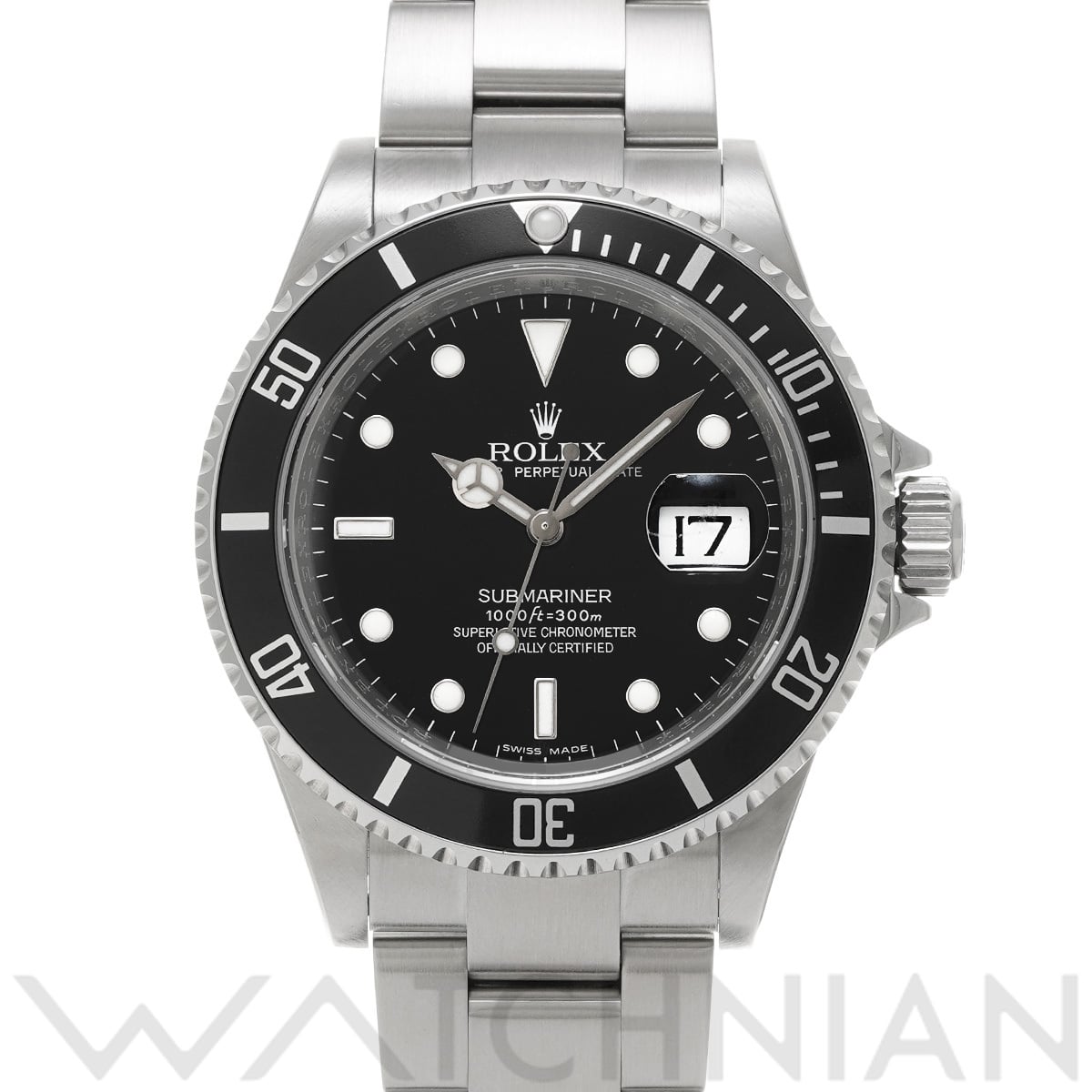ロレックス サブマリーナ デイト 16610 ブラック メンズ 時計 【中古】【wristwatch】