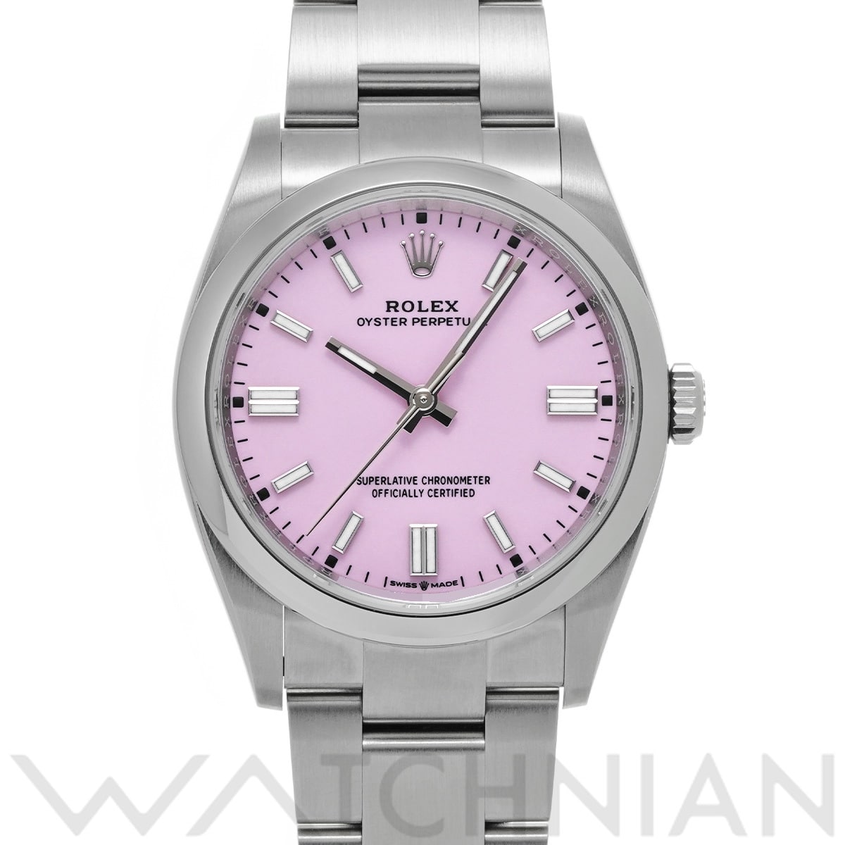 ロレックス オイスターパーペチュアル 36 126000 キャンディピンク メンズ 時計 【中古】【wristwatch】
