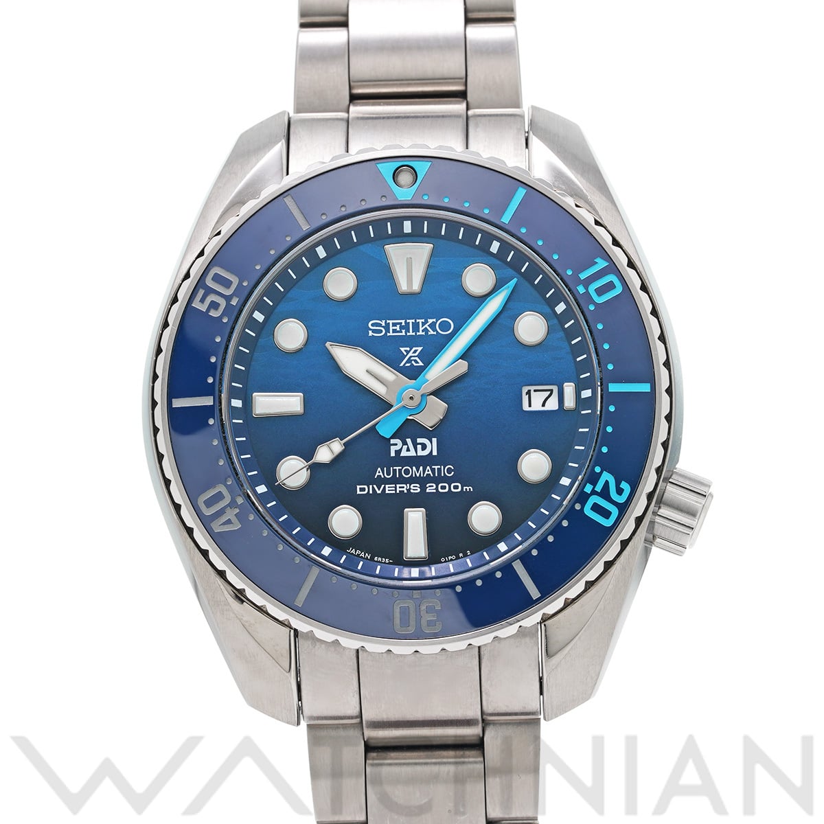 セイコー プロスペックス メカニカル ダイバー スキューバ SBDC189 ブルー メンズ 時計 【中古】【wristwatch】