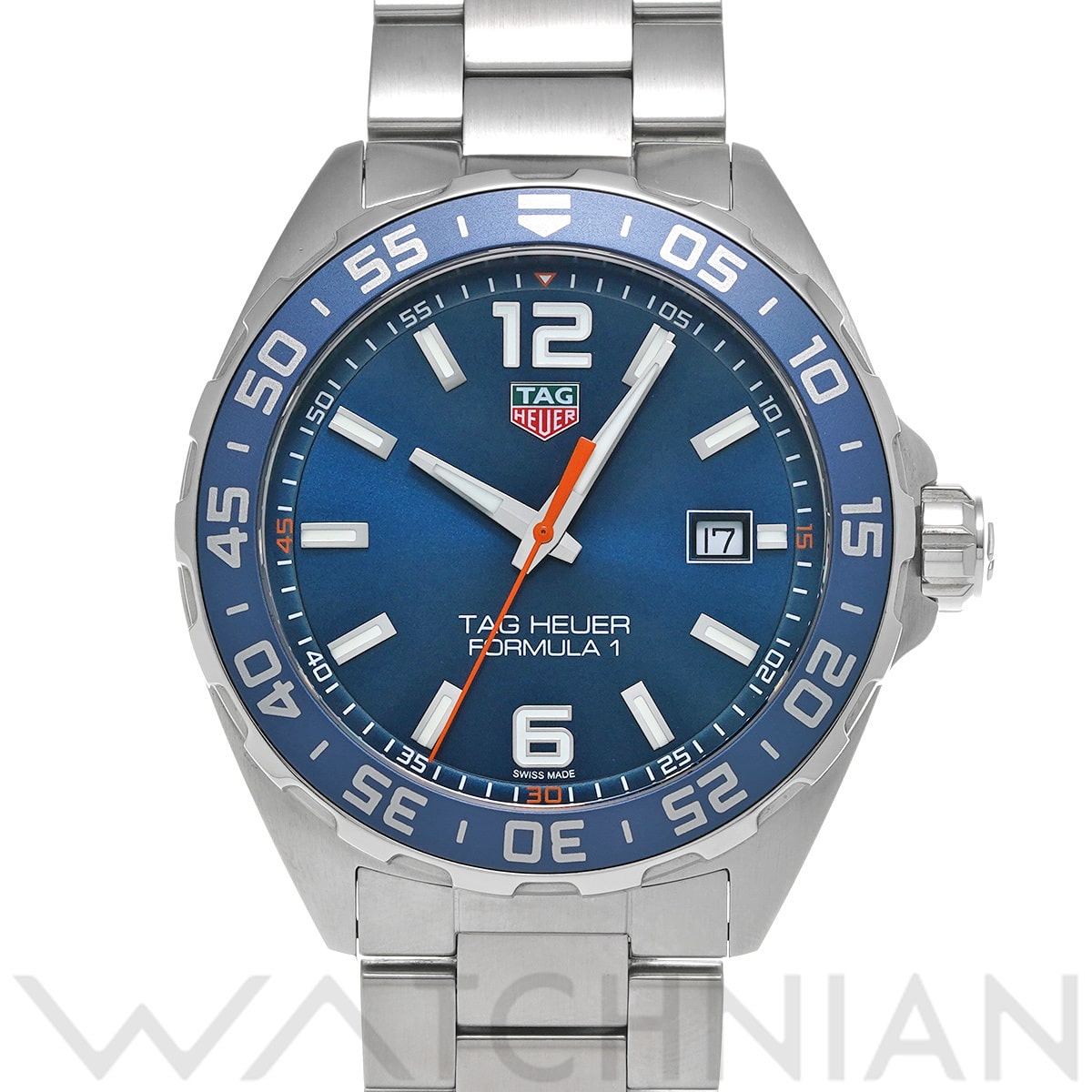 タグ ホイヤー フォーミュラ1 クォーツ WAZ1010.BA0842 ブルー メンズ 時計 【中古】【wristwatch】
