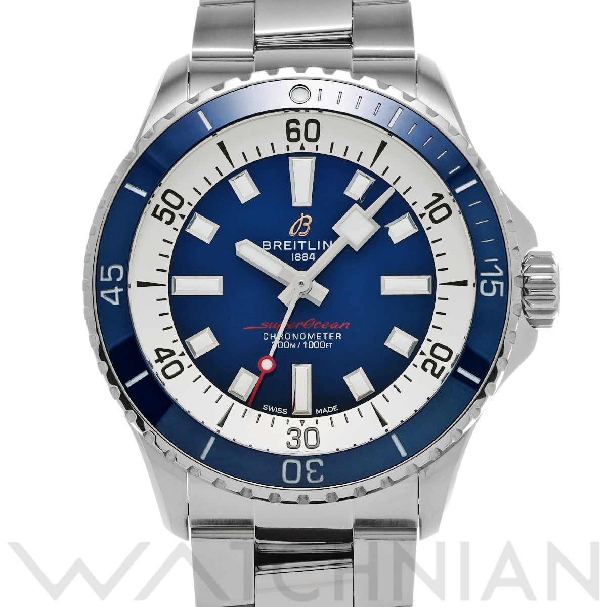 ブライトリング スーパーオーシャン オートマチック 42 A17375E71C1A1 ブルー メンズ 時計 【中古】【wristwatch】