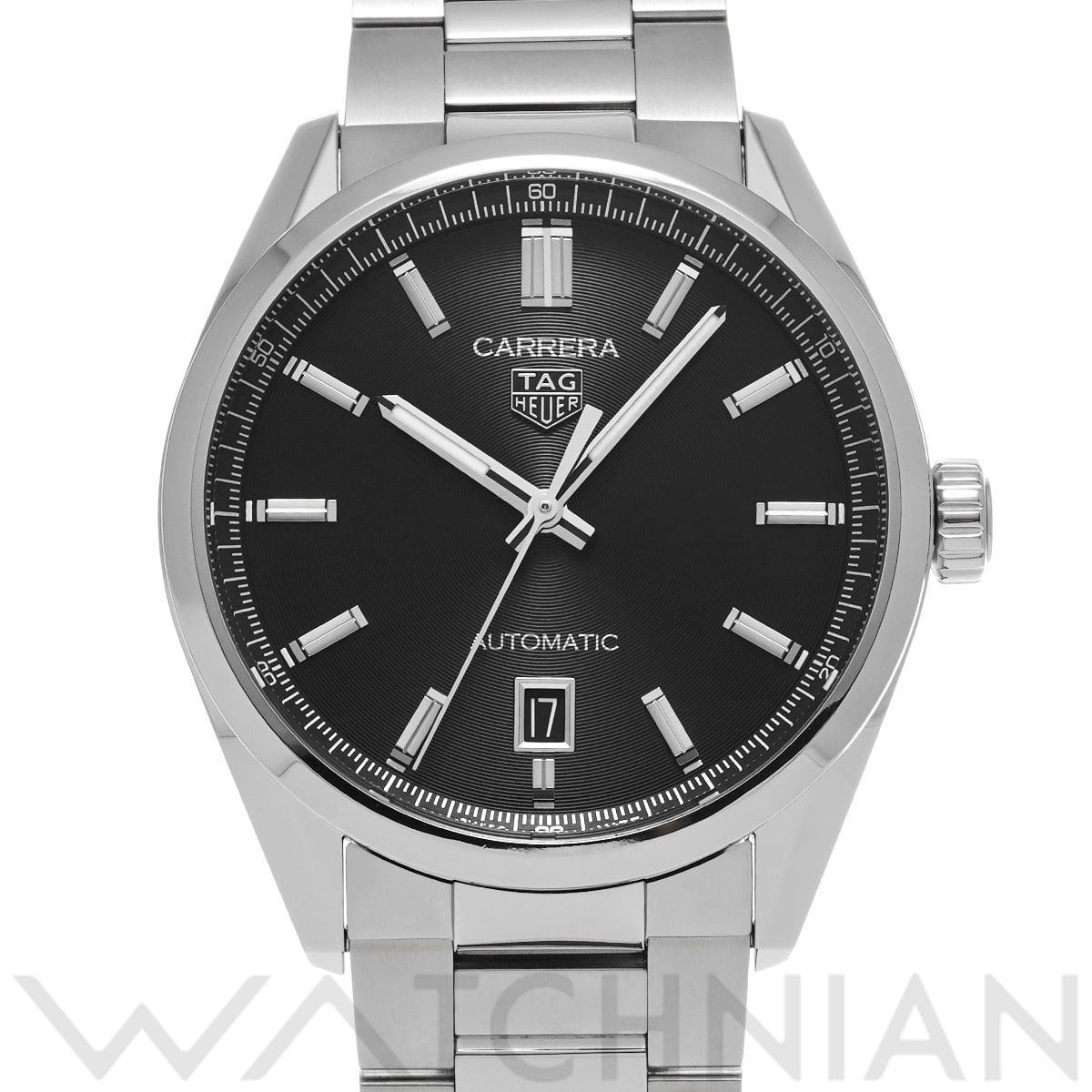 タグ ホイヤー カレラ キャリバー5 WBN2110.BA0639 ブラック メンズ 時計 【中古】【wristwatch】