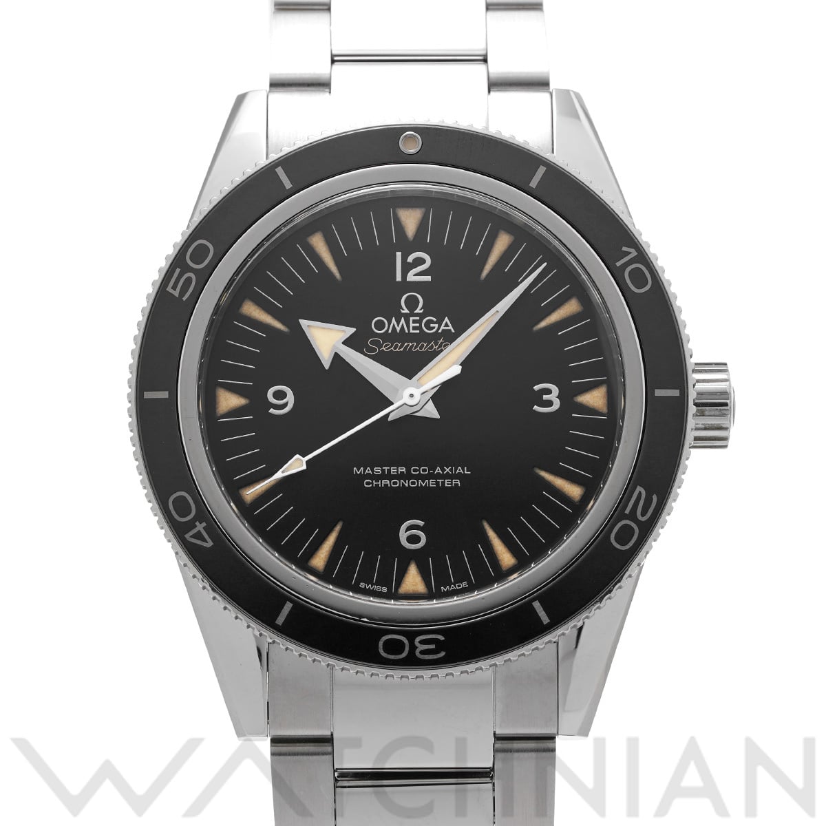 オメガ シーマスター 300 マスターコーアクシャル 233.30.41.21.01.001 ブラック メンズ 時計 【中古】【wristwatch】