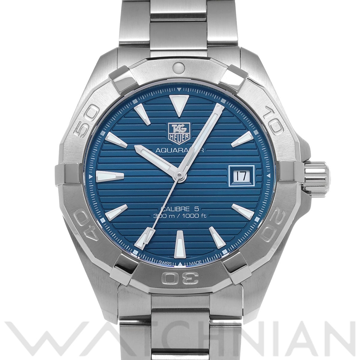 タグ ホイヤー アクアレーサー キャリバー5 WAY2112.BA0928 ブルー メンズ 時計 【中古】【wristwatch】