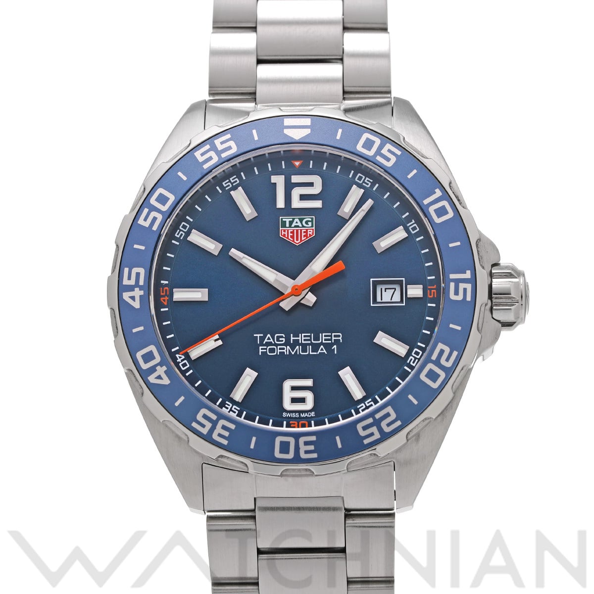タグ ホイヤー フォーミュラ1 クォーツ WAZ1010.BA0842 ブルー メンズ 時計 【中古】【wristwatch】