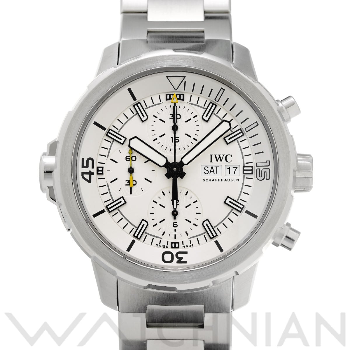 IWC アクアタイマー クロノグラフ IW376802 シルバー メンズ 時計 【中古】【wristwatch】