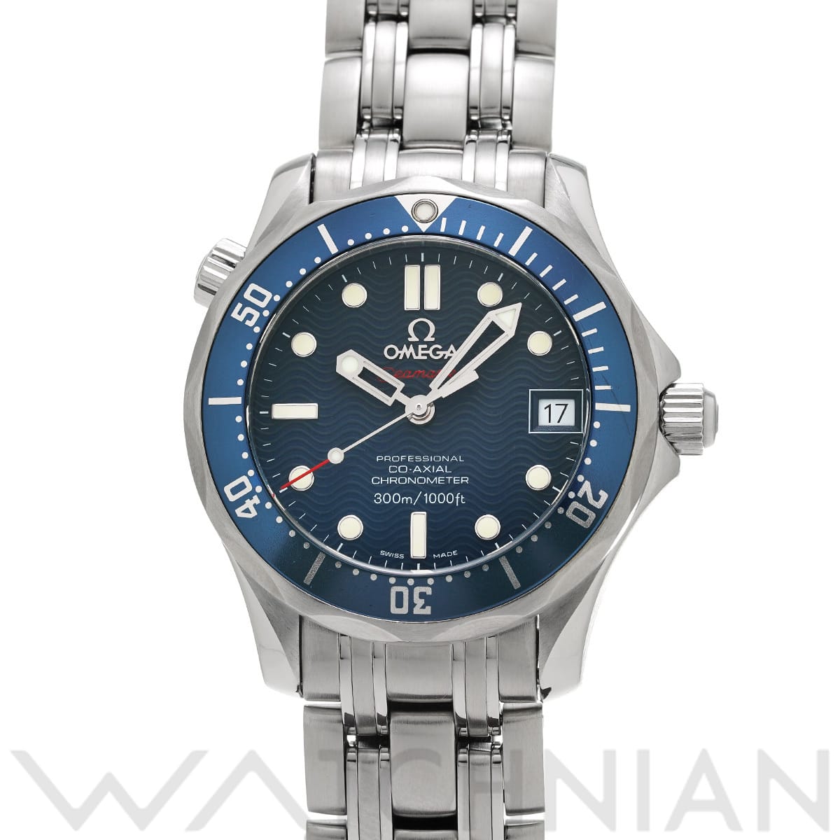 オメガ シーマスター ダイバー300 コーアクシャル 2222.80 ブルー メンズ 時計 【中古】【wristwatch】