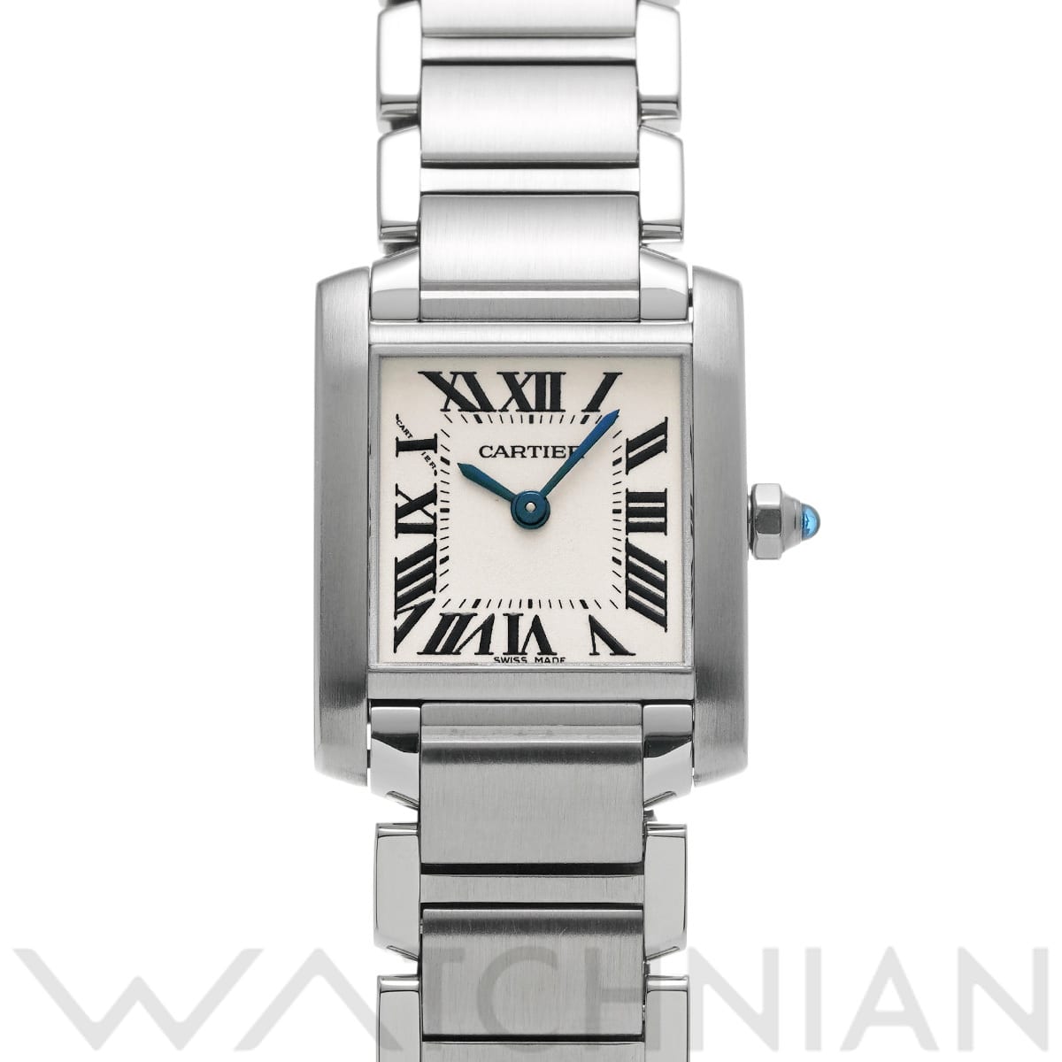カルティエ タンクフランセーズ SM　 W51008Q3 シルバー レディース 時計 【中古】【wristwatch】