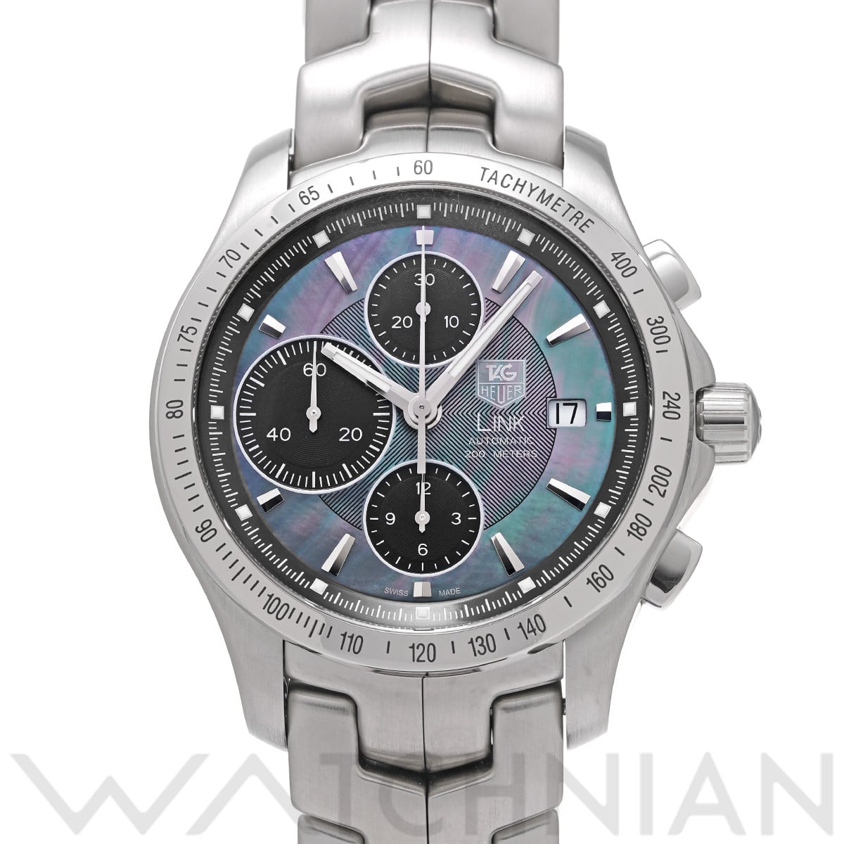 タグ ホイヤー リンク クロノグラフ 日本限定300本 CJF211K.BA0594 ブラックシェル メンズ 時計 【中古】【wristwatch】