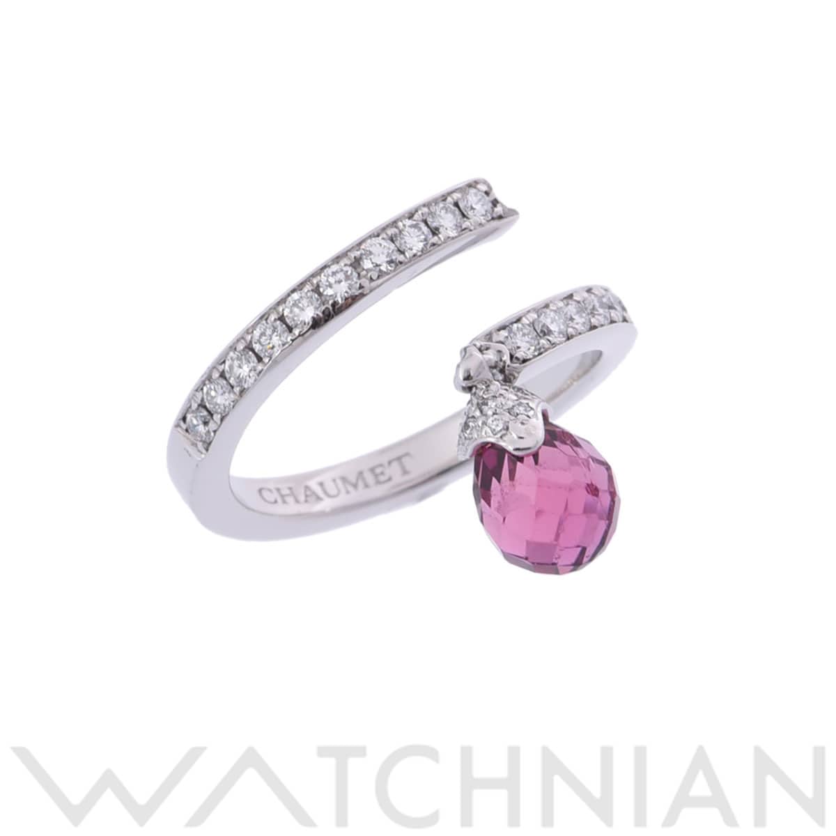 ショーメ フリソンリング #54 シルバー K18ホワイトゴールド WG レディース ジュエリー 【中古】【jewelry】