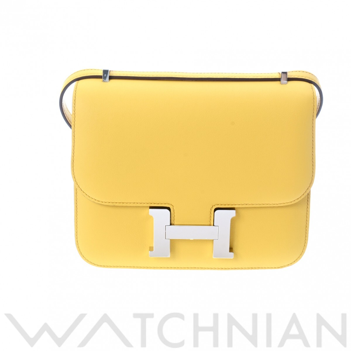 エルメス コンスタンス ミニ18 ミロワール サン/パラジウム金具 ヴォースイフト レディース バッグ 【未使用】【bag】