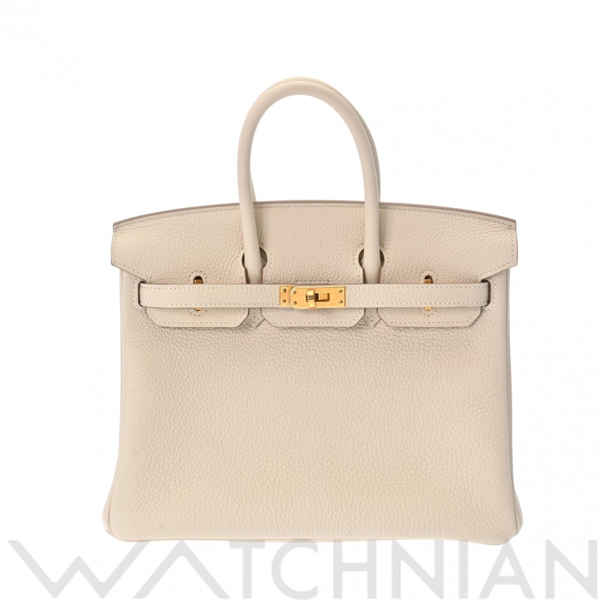 エルメス バーキン 25 クレ/ゴールド金具 トゴ レディース バッグ 【未使用】【bag】